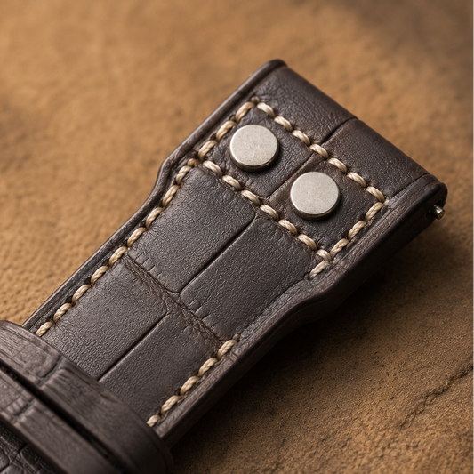 Pilot's Brown Italian Grain Leather | 23mm