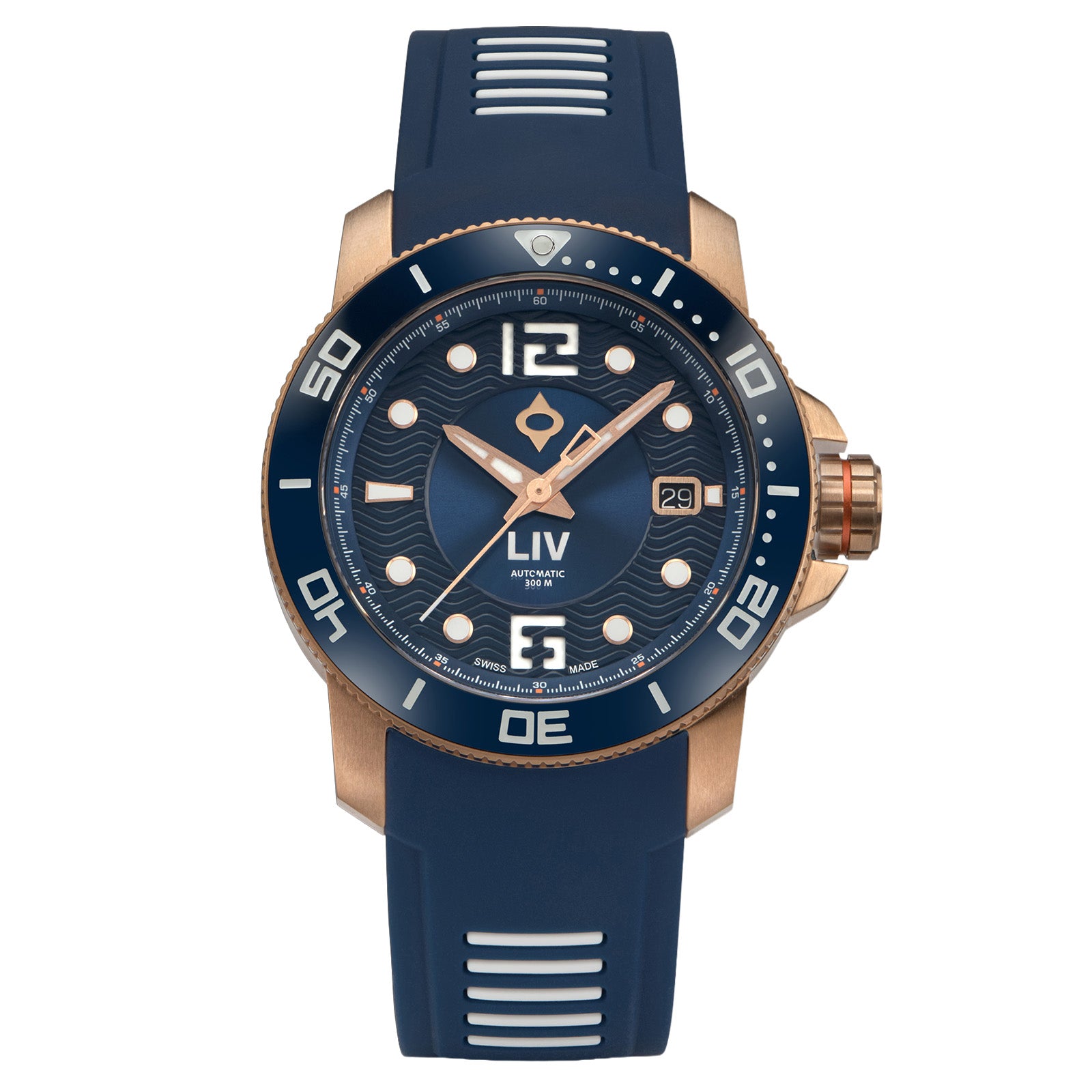 G-RAP / Swiss – What Does It Mean シールド NEW! GX-Diver's 41mm Rose Gold Cobalt – LIV Swiss Watches