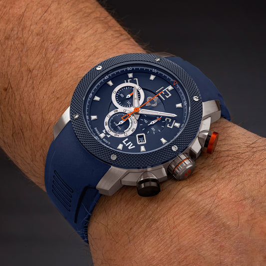 GX1 Titan Blue Chrono