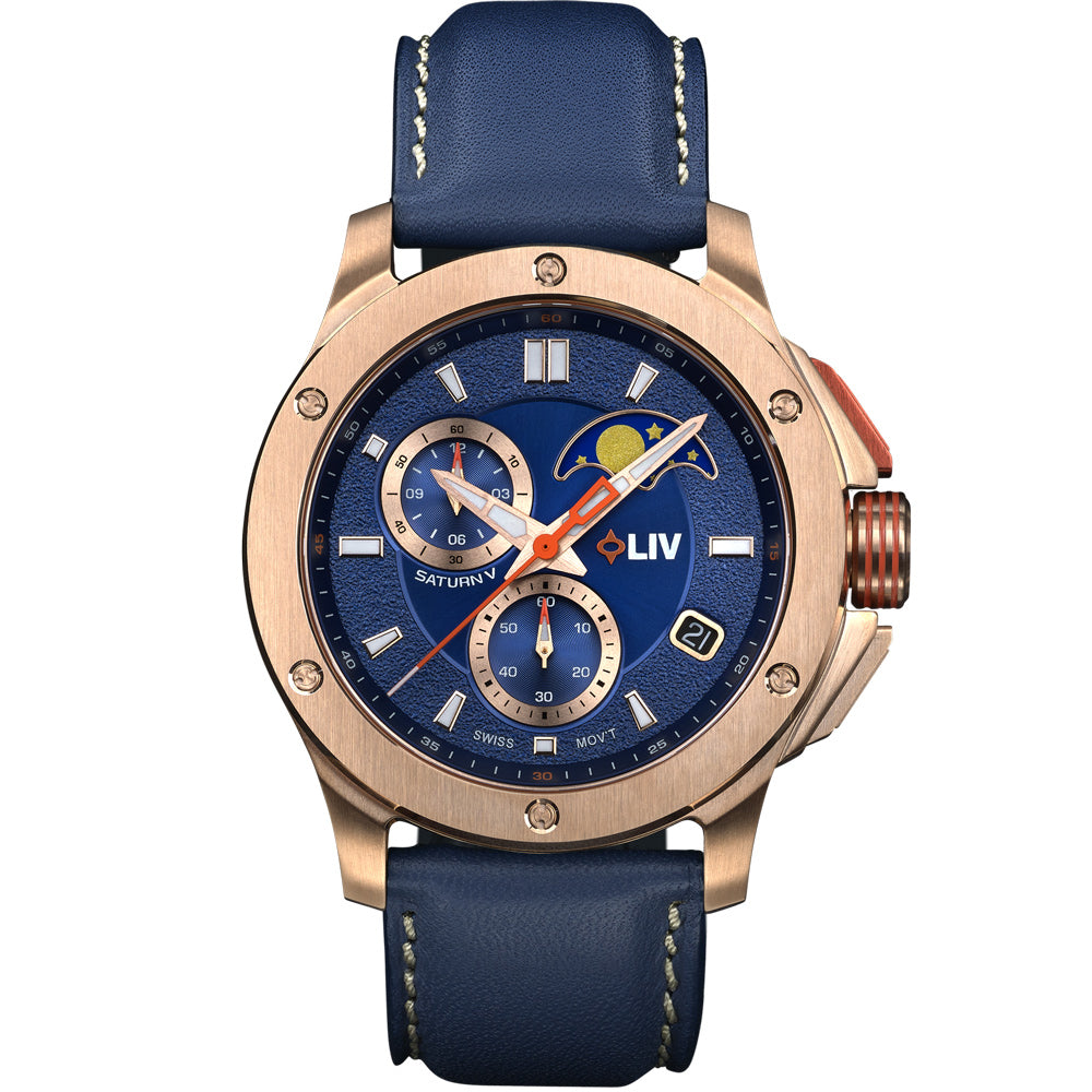 Saturn V Neptune Blue