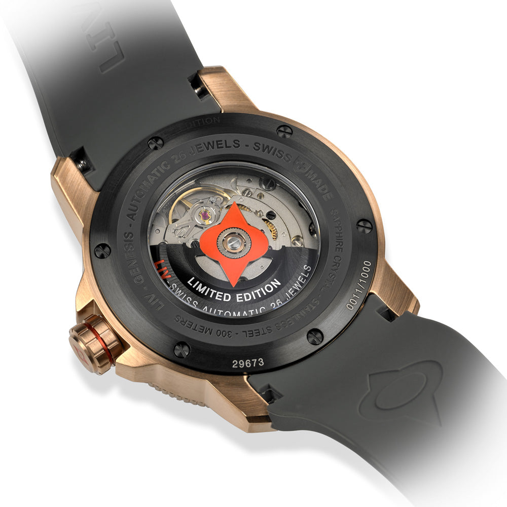 GX-Diver's 44mm Rose Gold Gray