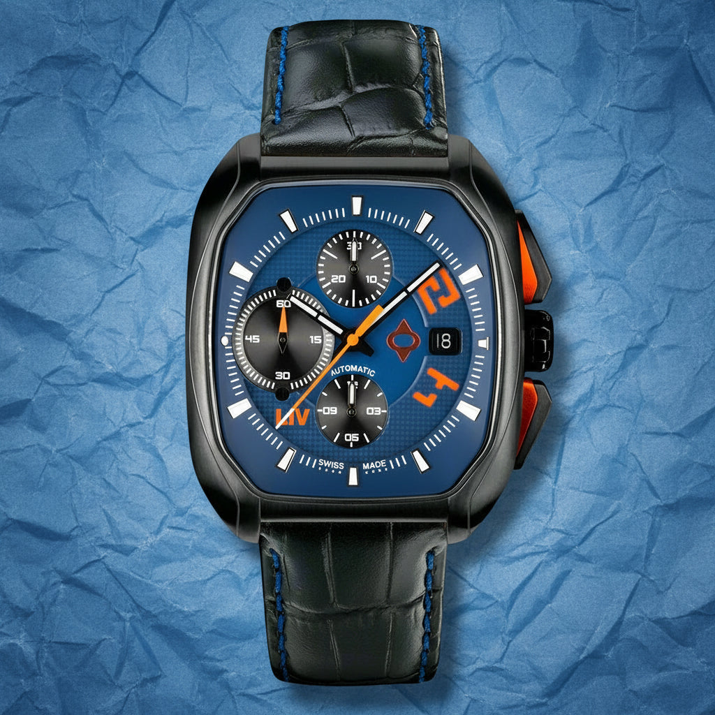 LIV Rebel-AC Cobalt - LIV Swiss Watches