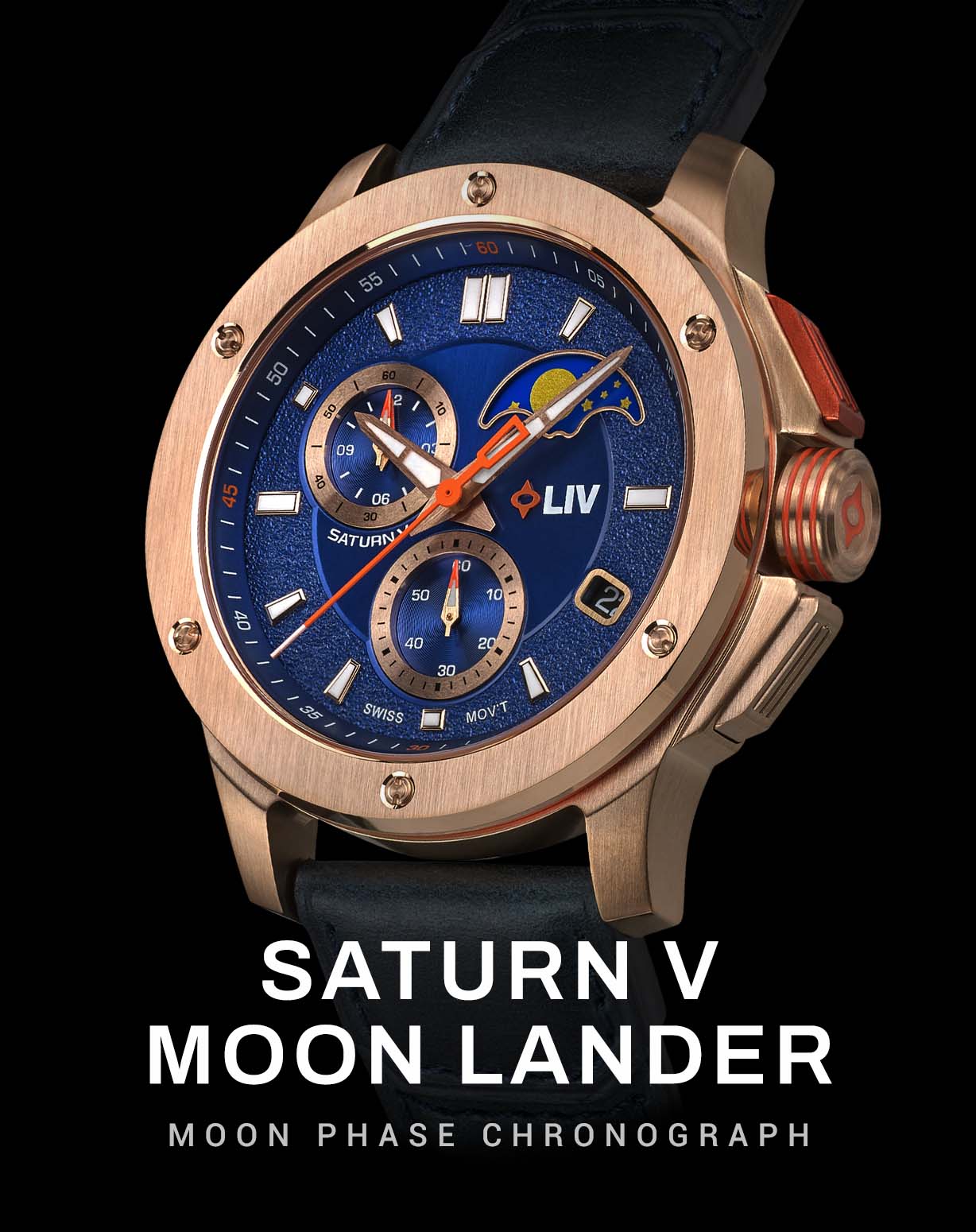 Shop Saturn V Collection Swiss Watches LIV Swiss Watches