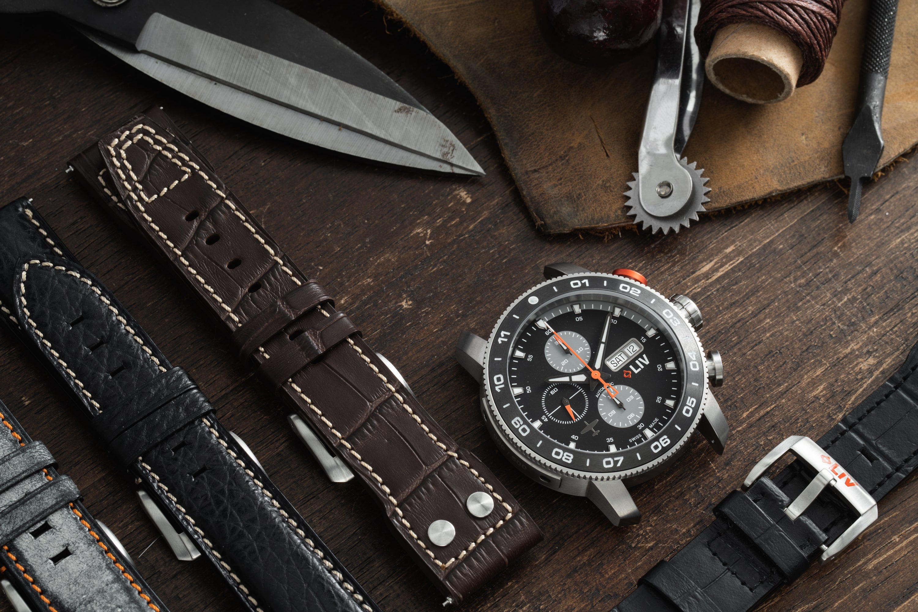 Leather Watch Straps | LIV Watches – LIV Swiss Watches