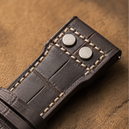 Pilot's Brown Italian Grain Leather | 23mm