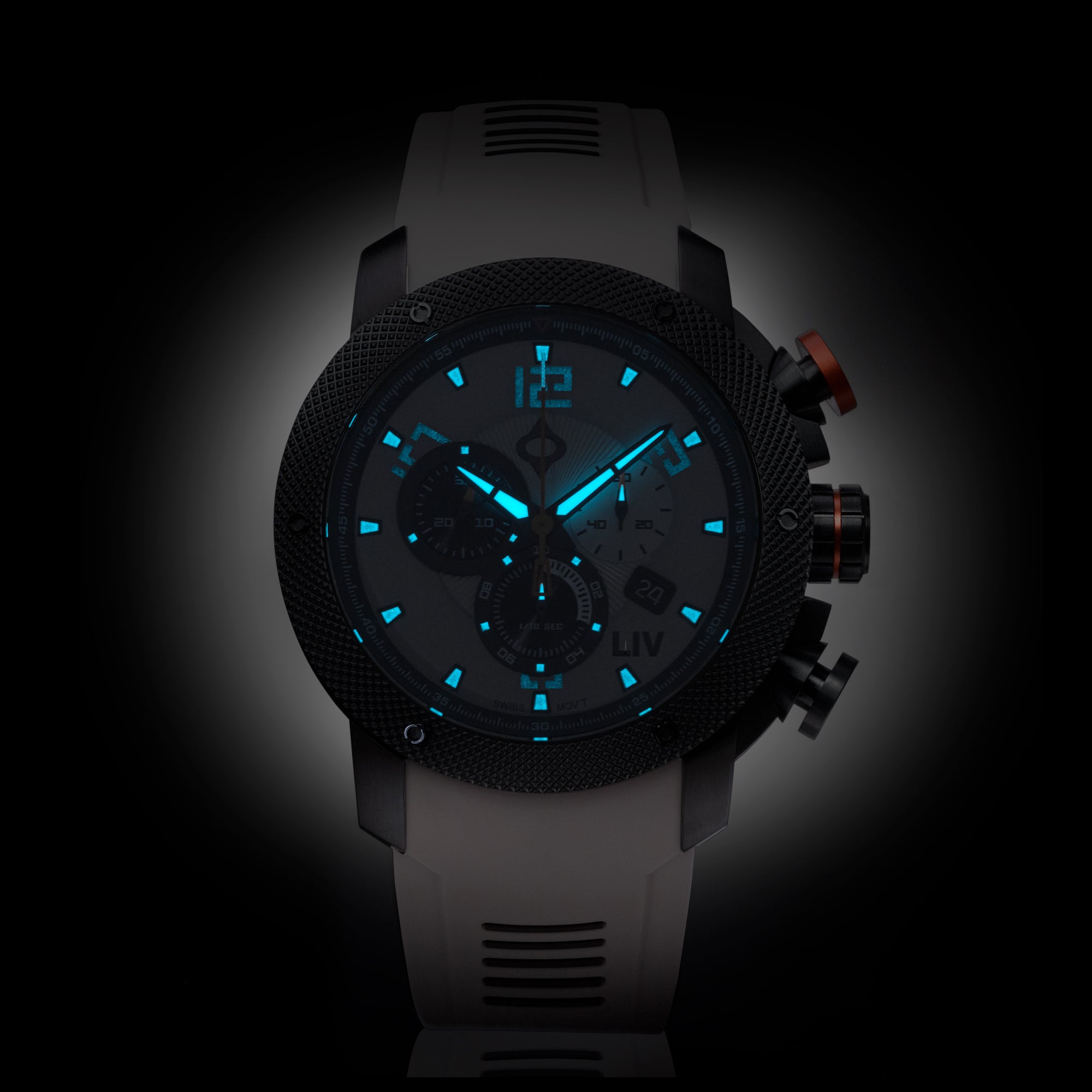 NEW! GX1 Cactus Gray Chrono – LIV Swiss Watches
