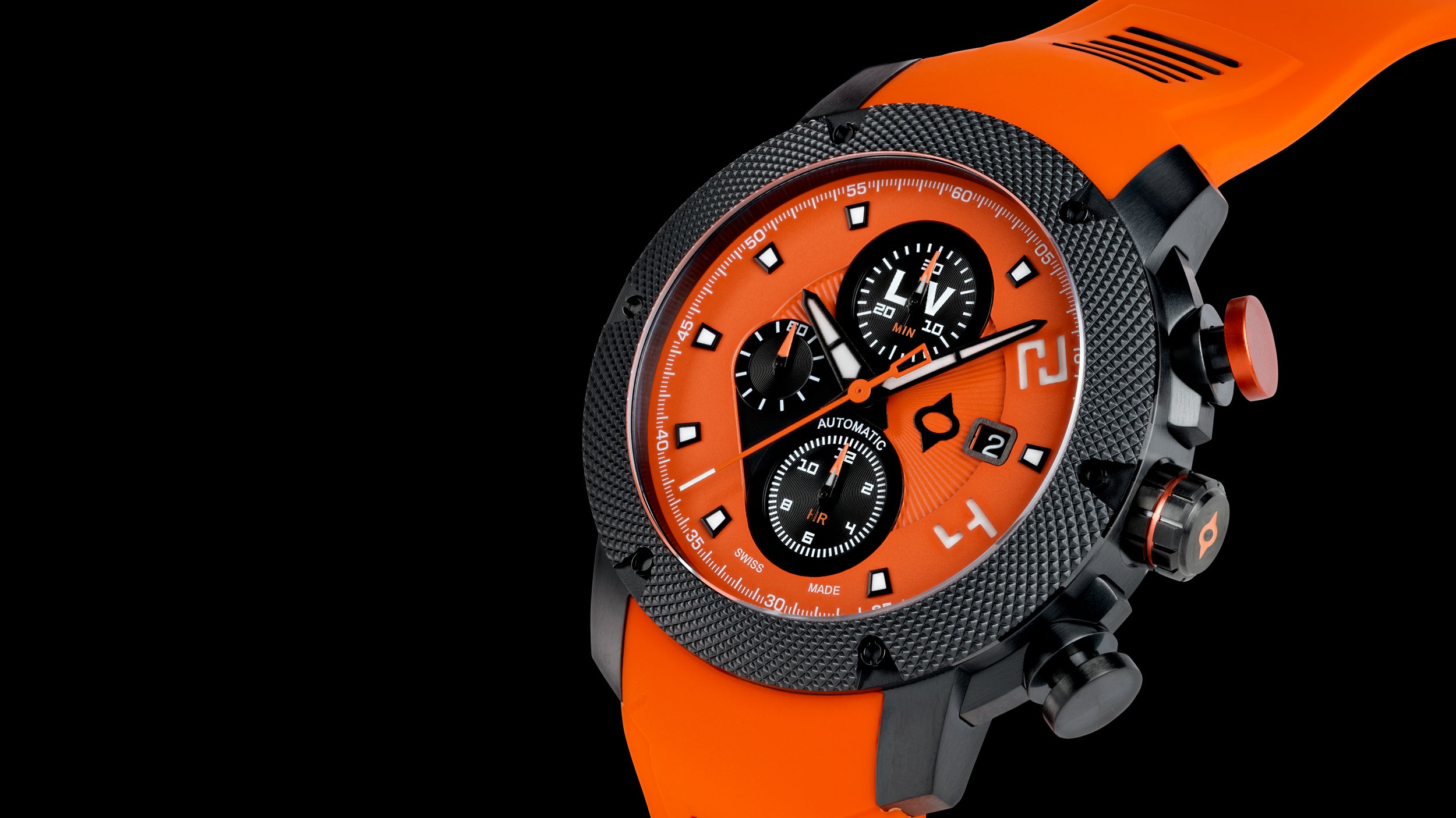 Shop Signature Orange GX-AC Swiss Made Automatic Watch – LIV Swiss