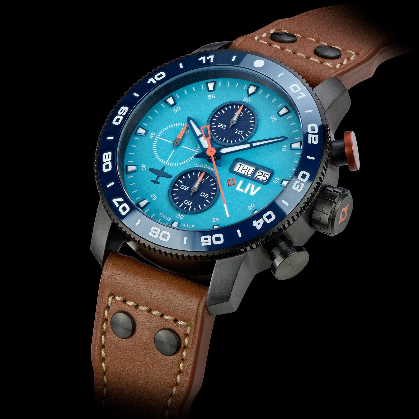 P-51 BIG PILOT CRIPES A' MIGHTY Swiss Made Automatic Chronograph