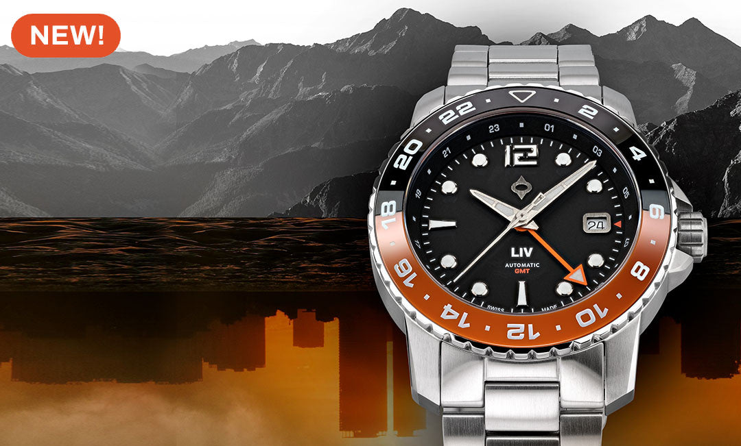 GX1 Dual Lume 1/10th Of a Sec Chrono – LIV Swiss Watches