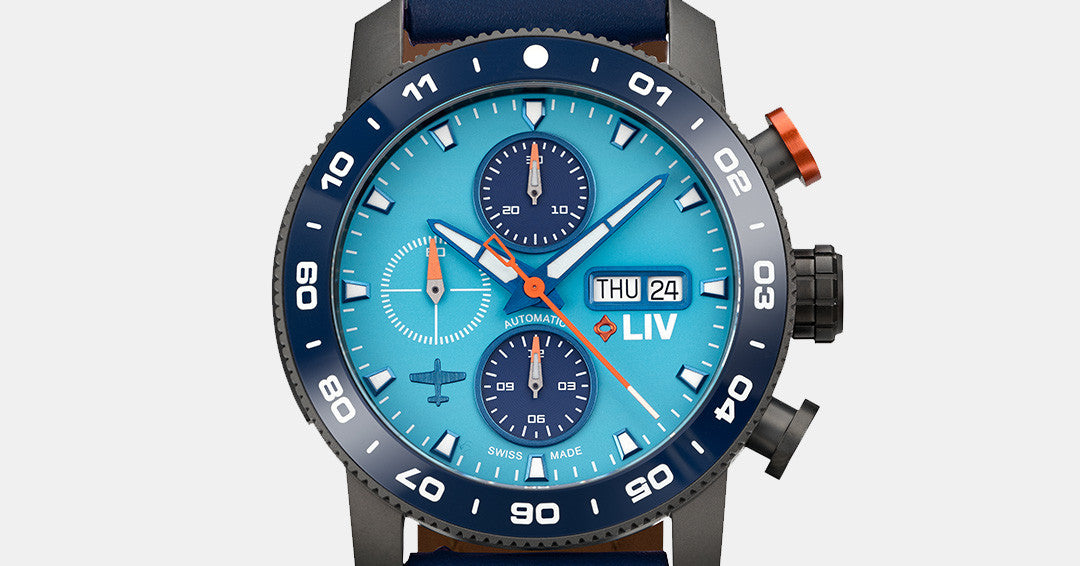 P-51 BIG PILOT CRIPES A' MIGHTY Swiss Made Automatic Chronograph