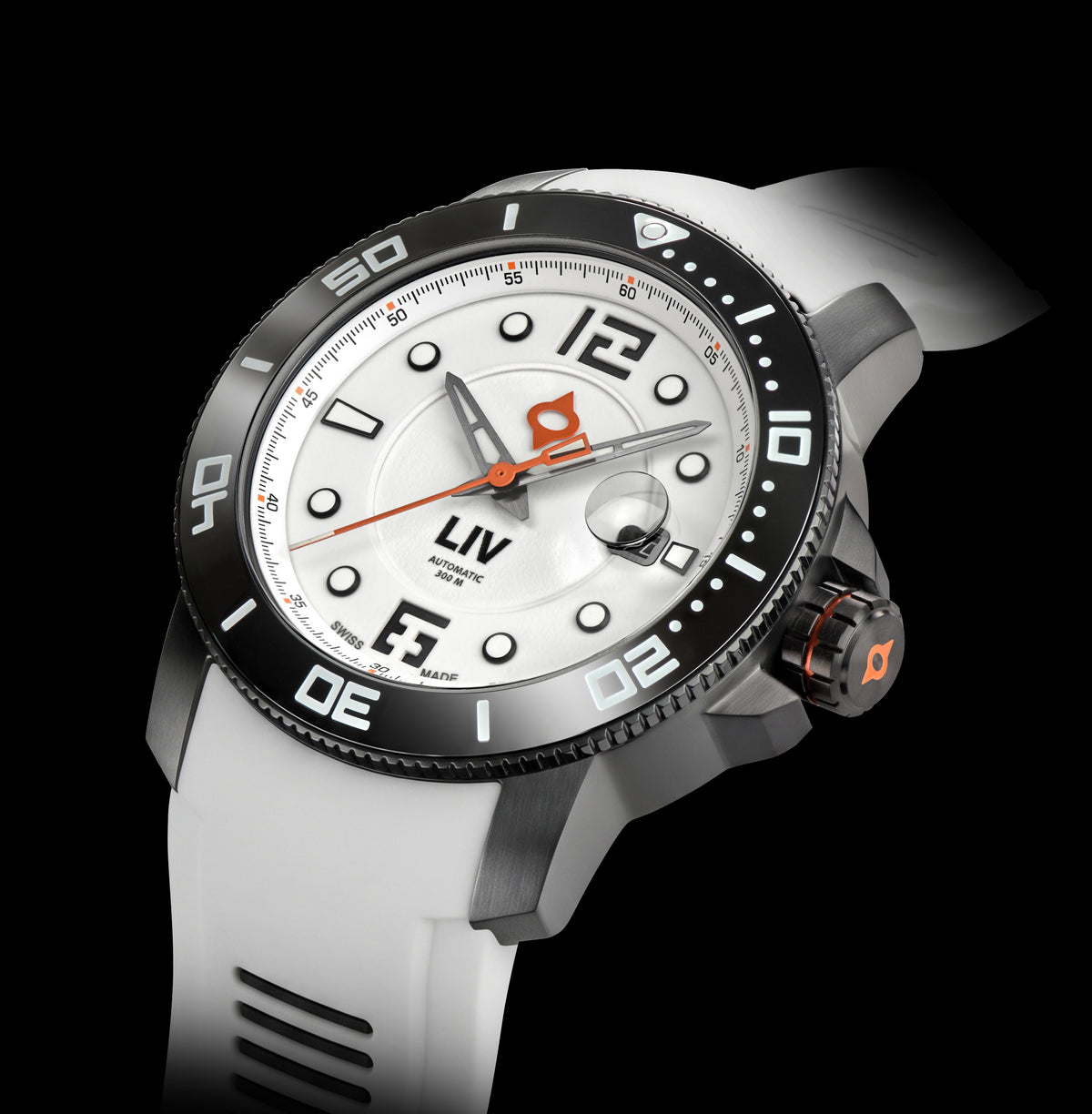 GX-Diver's 44mm Black Full Lume