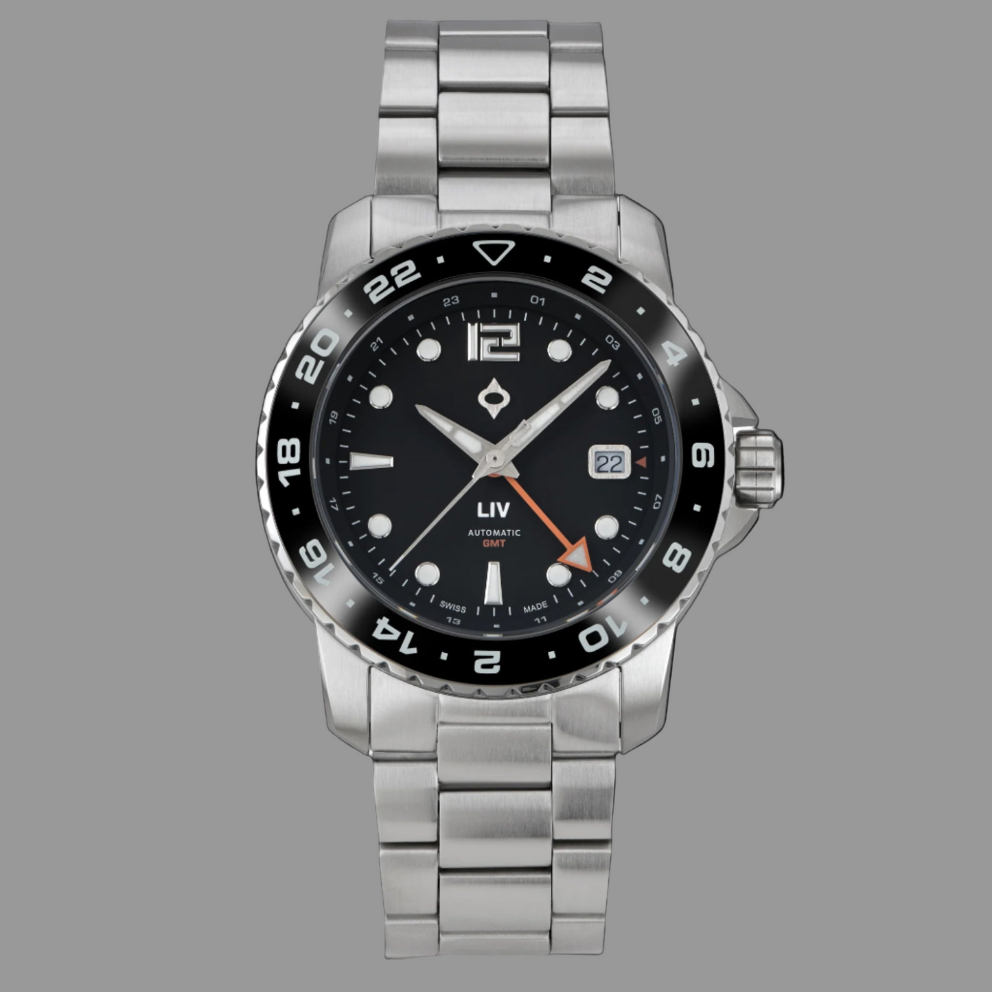 Trekker Auto GMT Black & Steel Sample