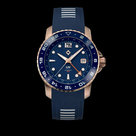 Trekker Auto GMT Blue / Rose