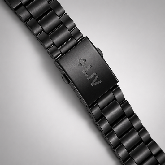 LIV Classic Black IP Stainless Steel Bracelet