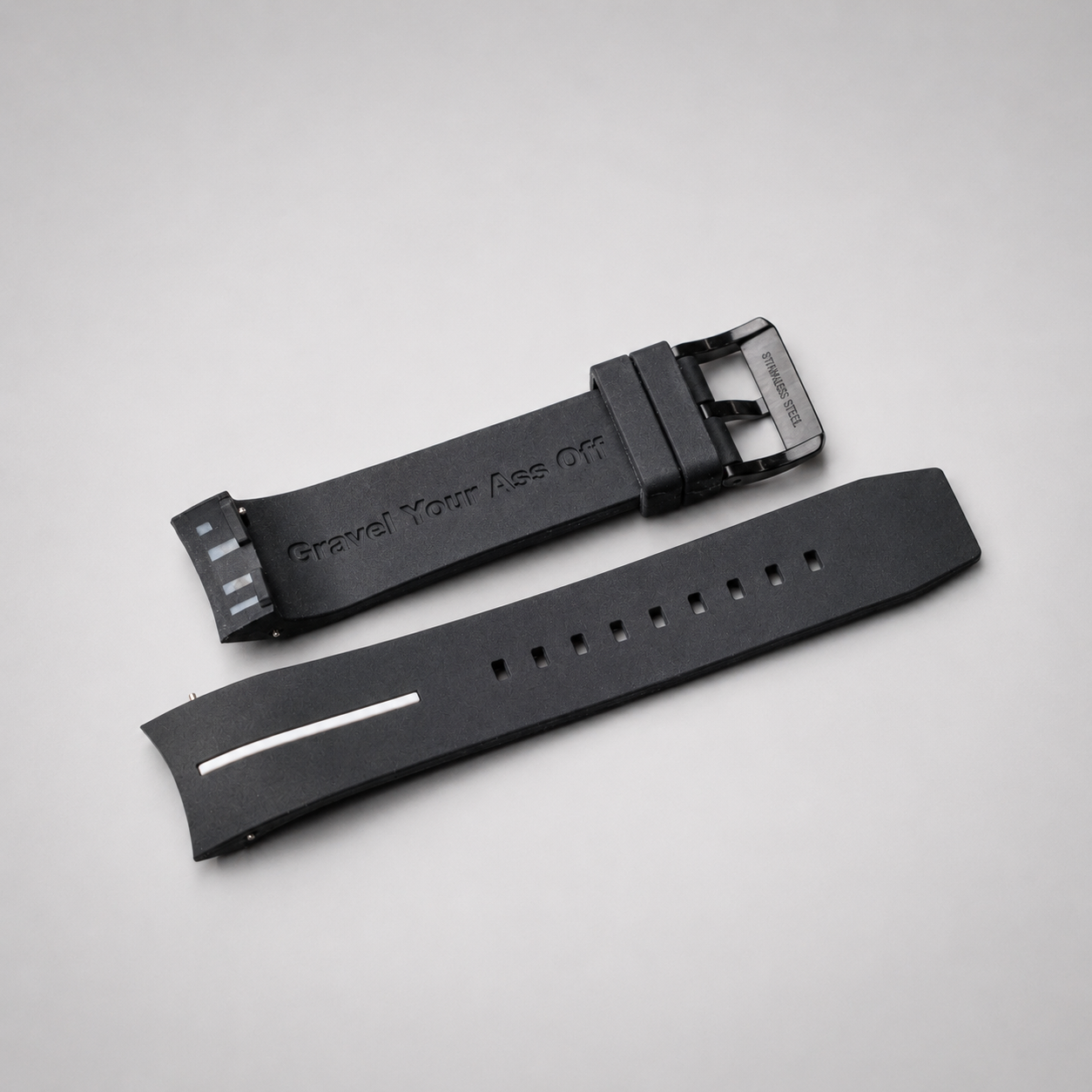 Black / White Gravel Strap