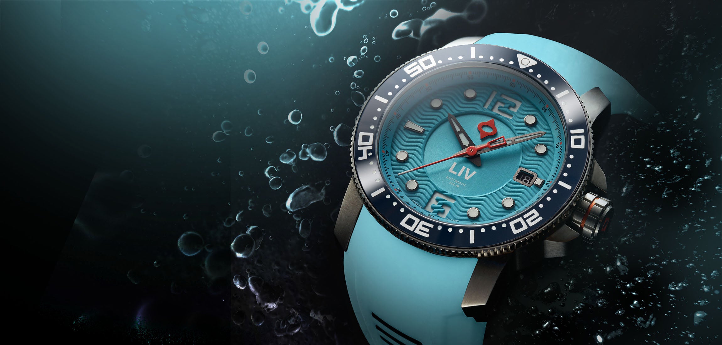 Shop GX-Diver's 41mm Ocean Blue Swiss Made Automatic 300M Divers