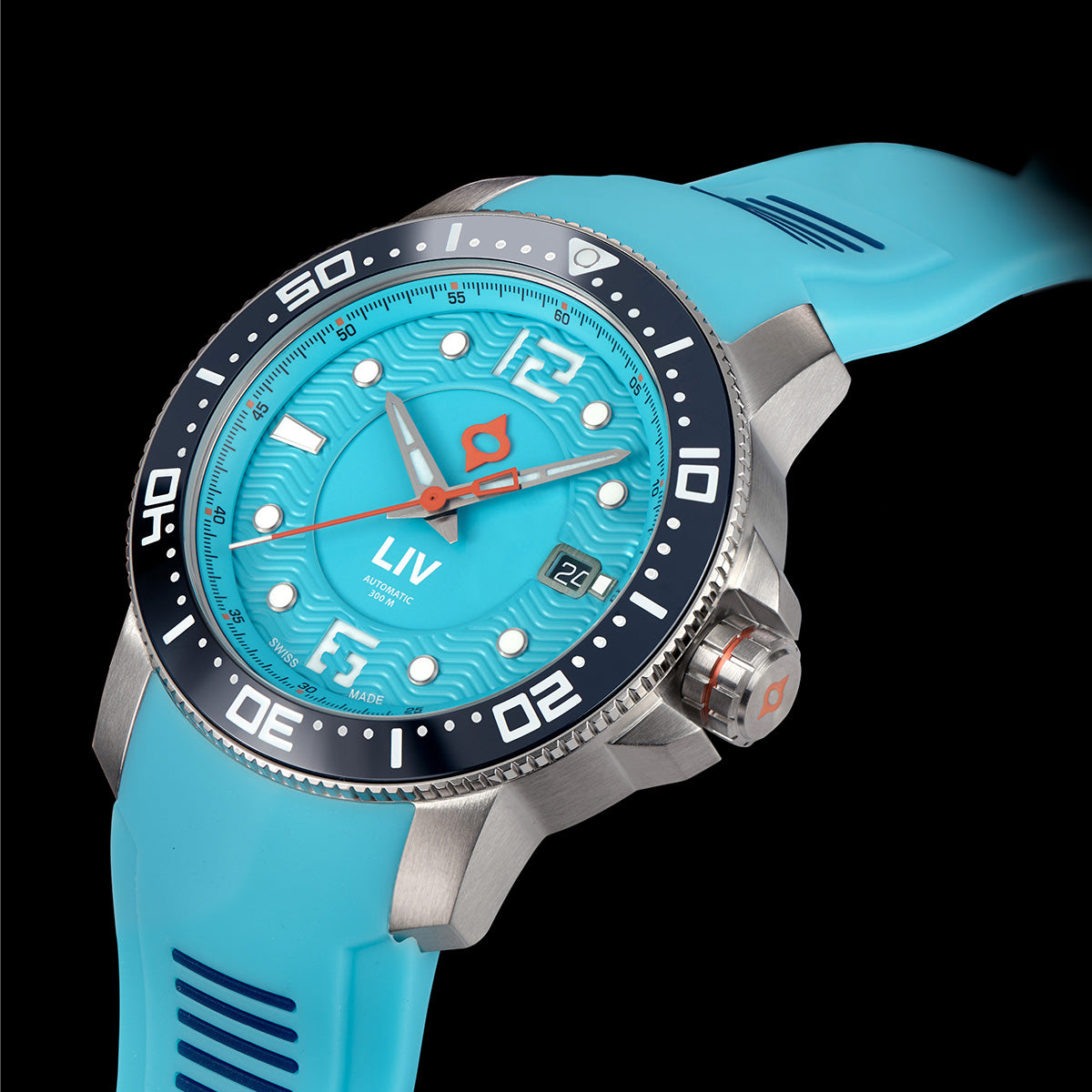 Shop GX-Diver's 41mm Ocean Blue Swiss Made Automatic 300M Divers