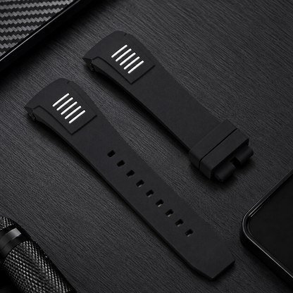 Form-fit Silicone | Black/White | 23mm