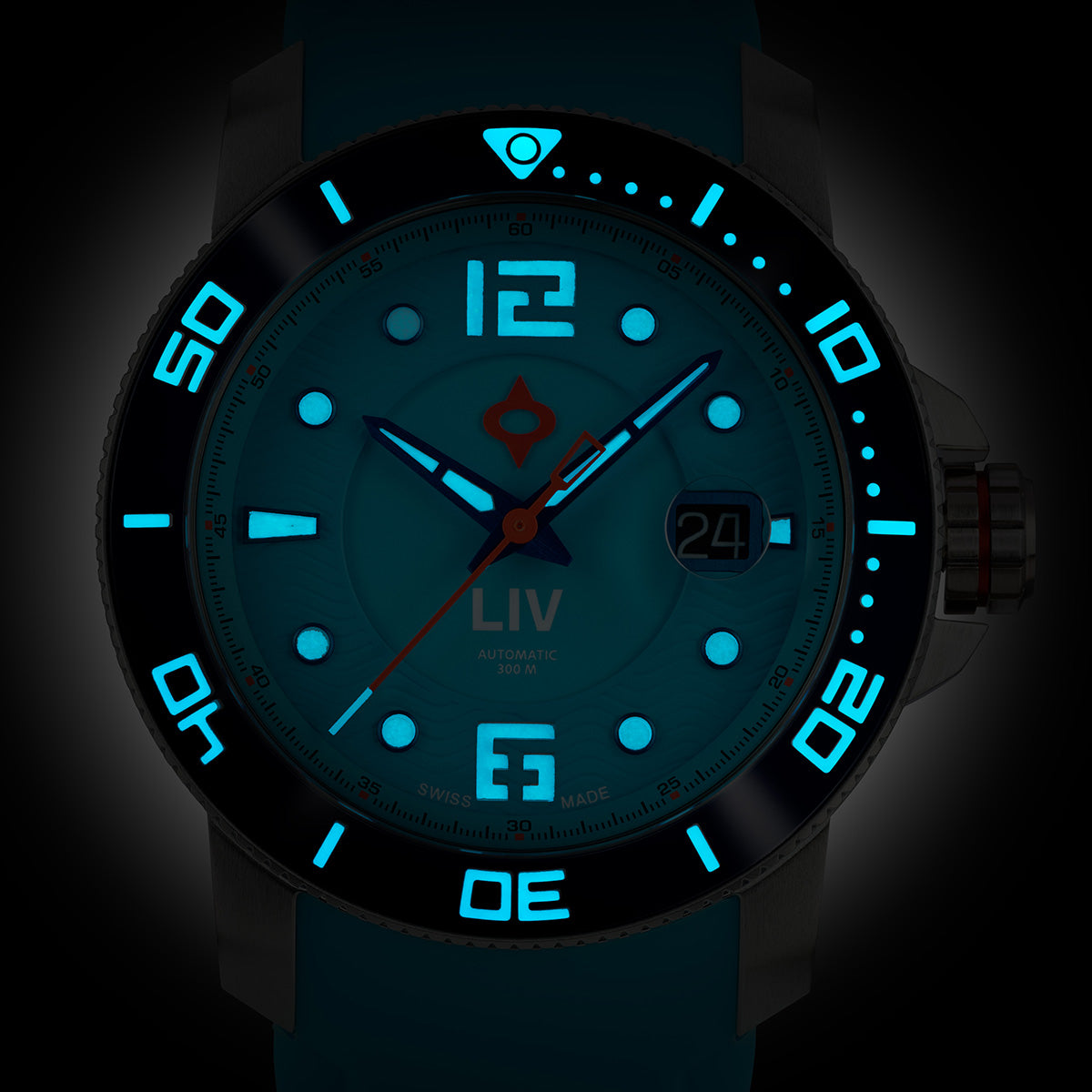 GX-Diver's 44mm Ocean Blue 2.0 Bracelet – LIV Swiss Watches