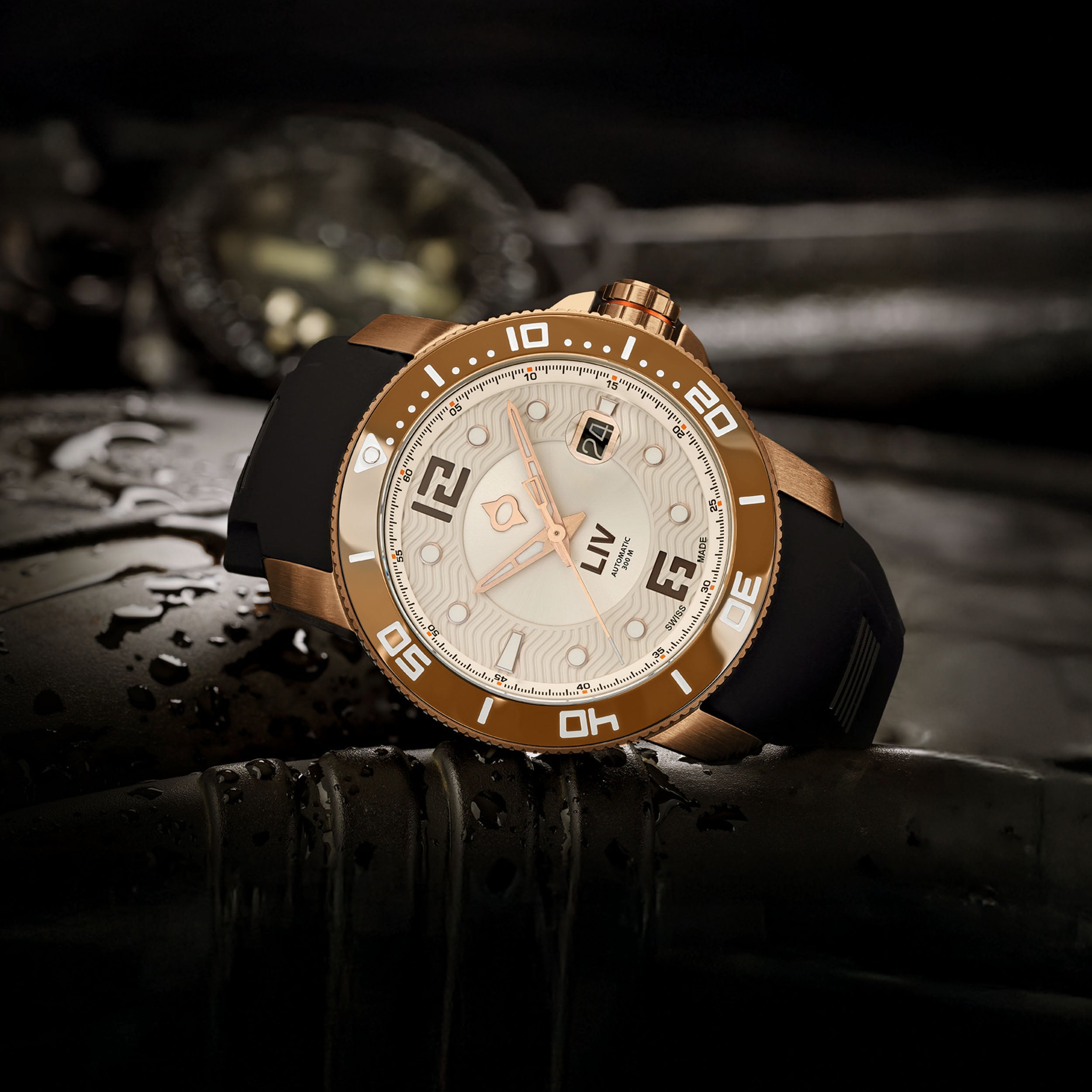 NEW! Bavarian Rose Fusion GX-Diver's 44mm – LIV Swiss Watches