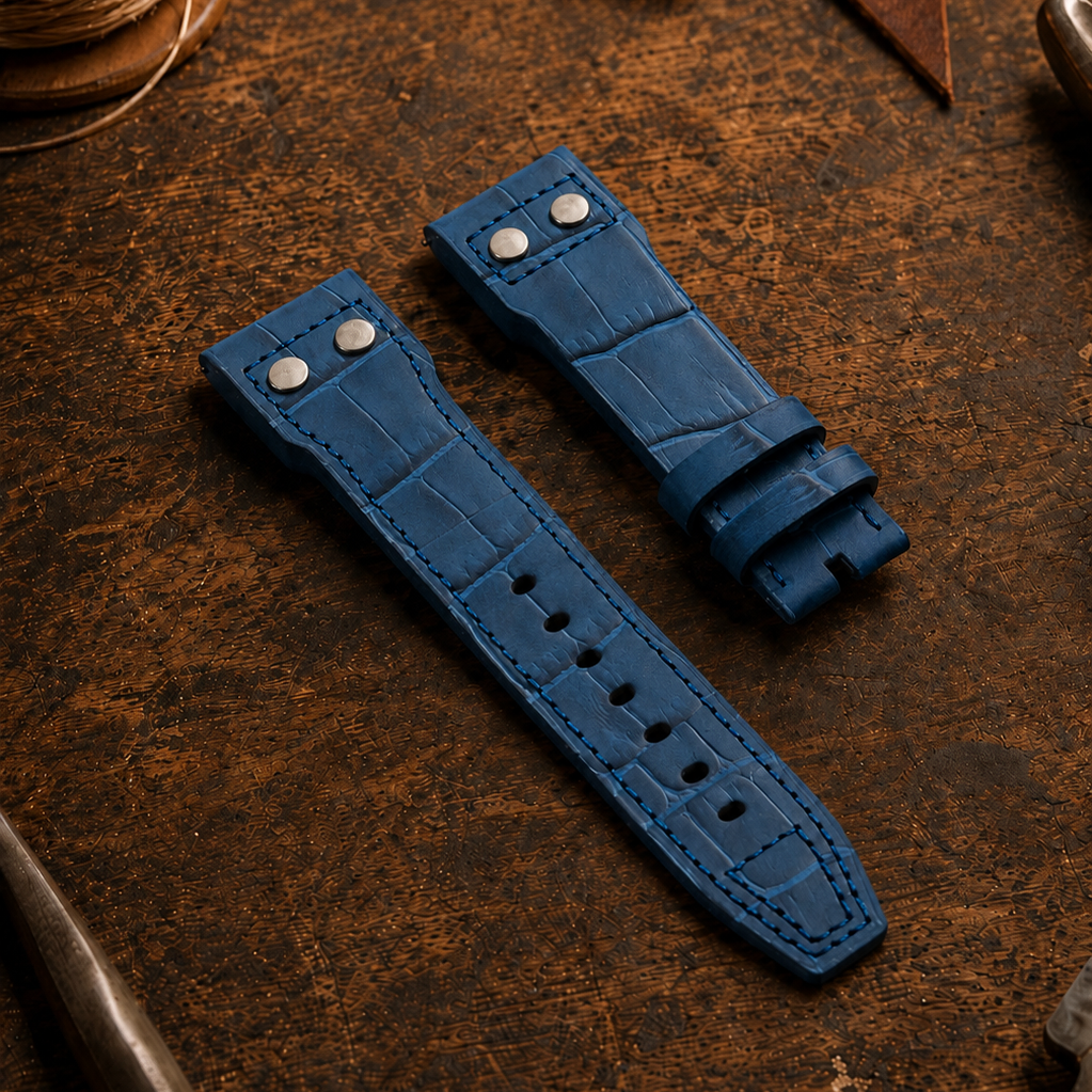 Pilot's Blue Italian Grain Leather | 23mm