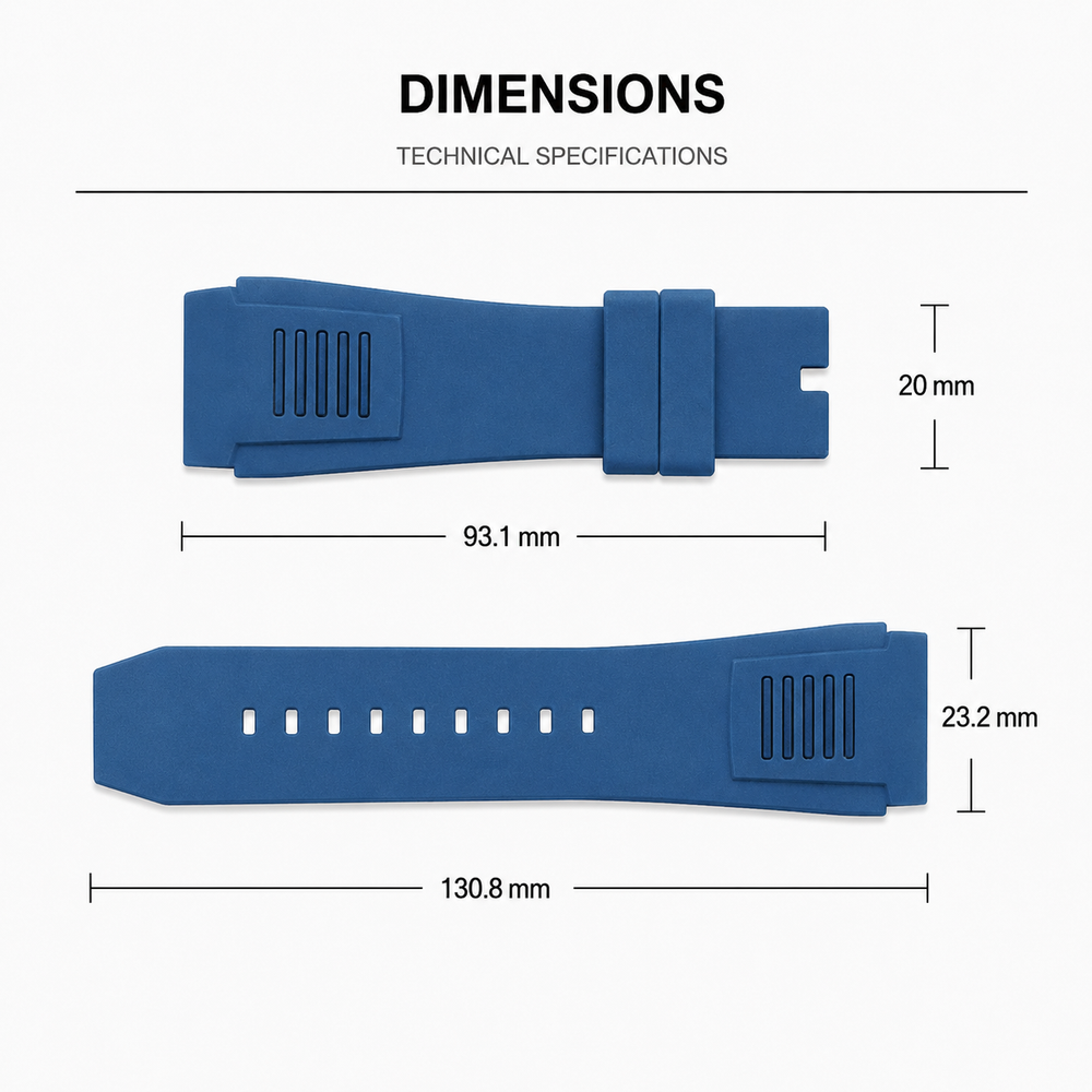 Form-fit Silicone | Blue | 23mm