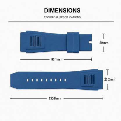 Form-fit Silicone | Blue | 23mm