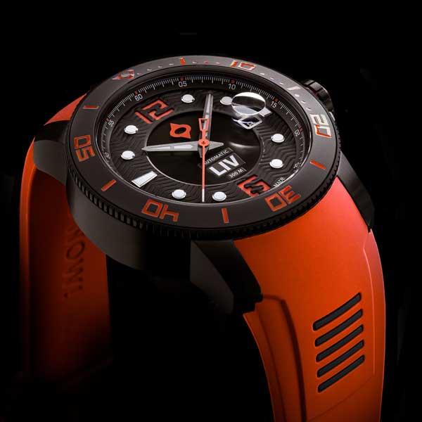 GX-Diver's 44mm Signature Orange | LIV Swiss Dive Watch – LIV