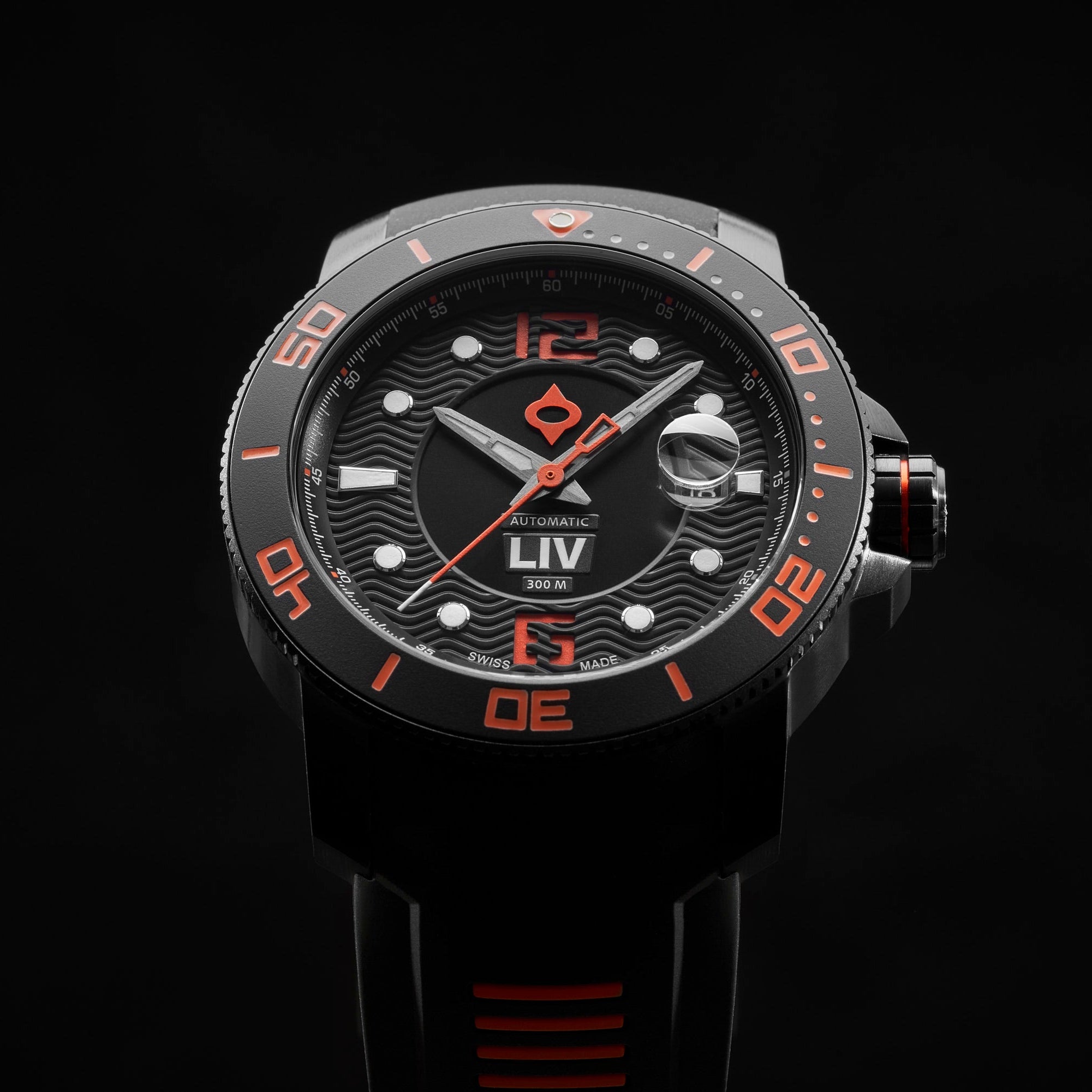 GX-Diver's 44mm Signature Orange | LIV Swiss Dive Watch – LIV