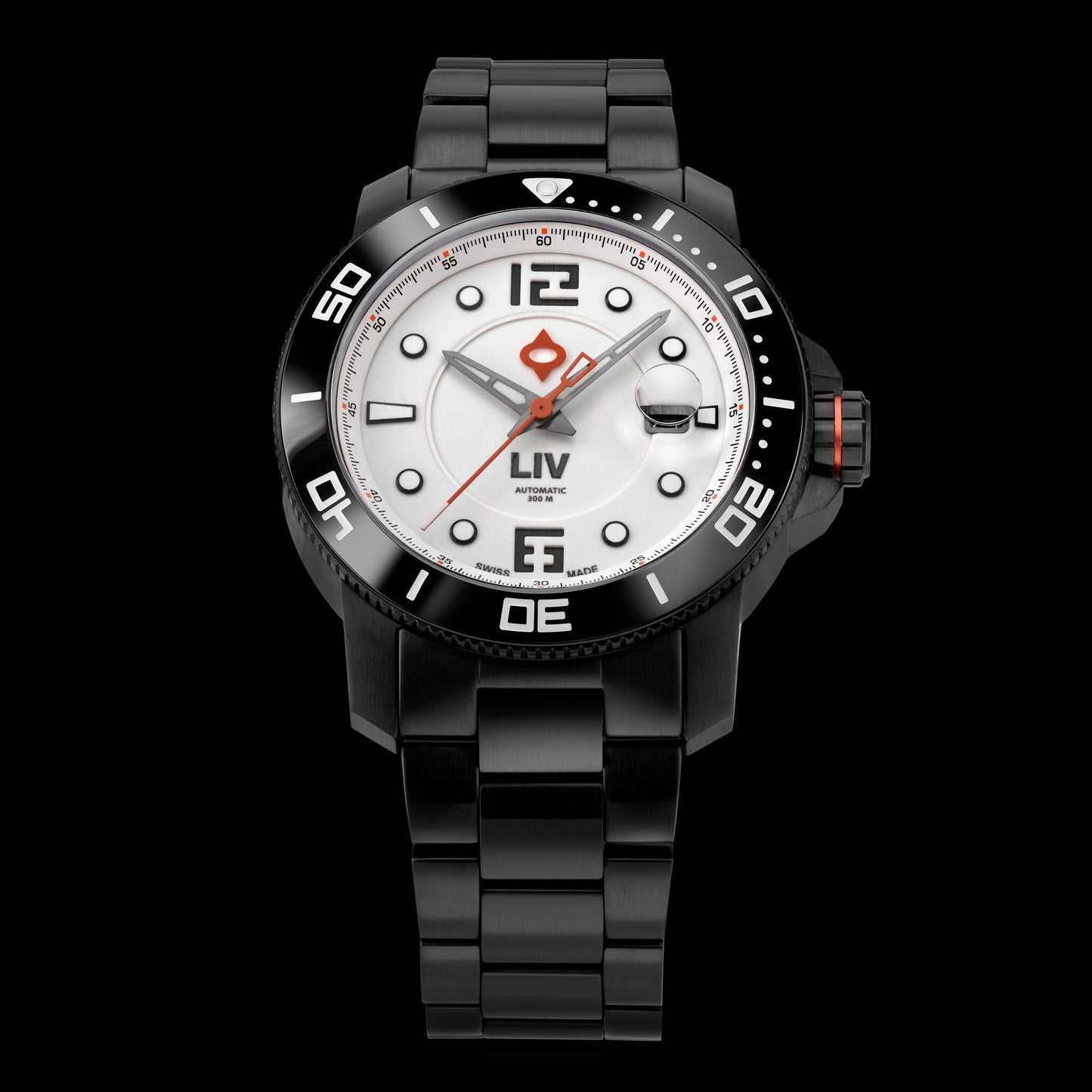 GX-Diver's 44mm Black Full Lume