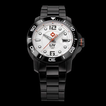 GX-Diver's 44mm Black Full Lume