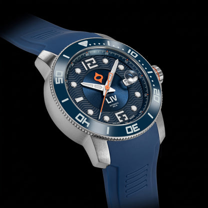 NEW! GX-Diver's 44mm Cobalt 2.0 Blue Silicone