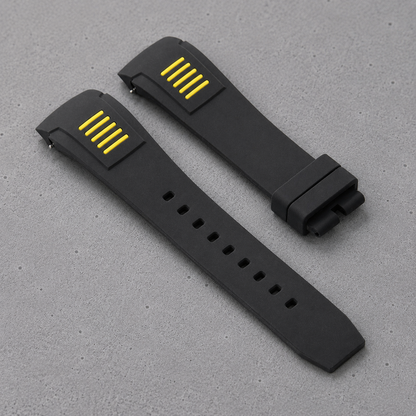 Form-fit Silicone | Black/Yellow | 23mm