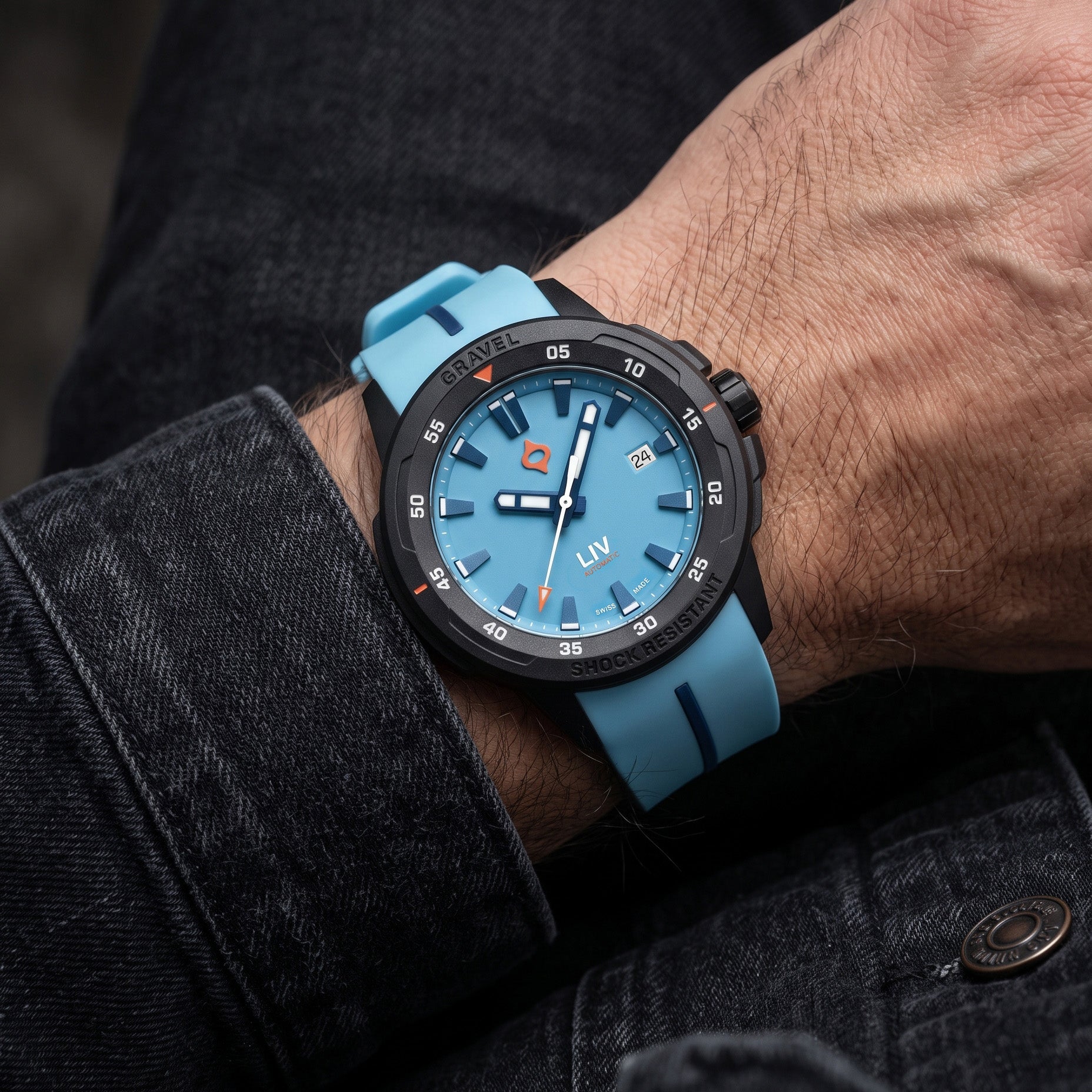 GRAVEL 001 OCEAN BLUE AUTO