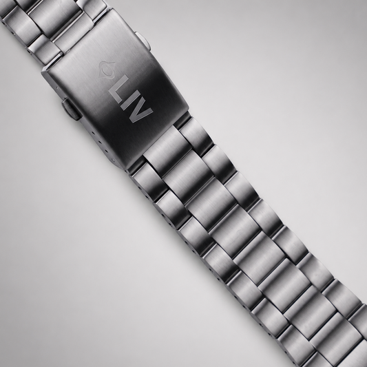 LIV Classic Gray IP Stainless Steel Bracelet