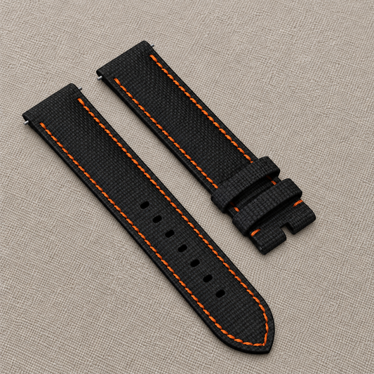 Black Canvas / Orange Stitch | 22mm NEW