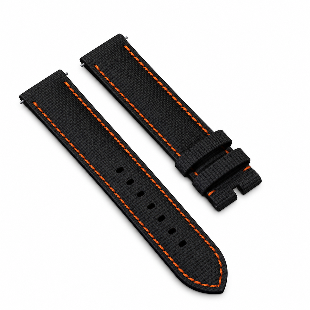 Black Canvas / Orange Stitch | 22mm NEW
