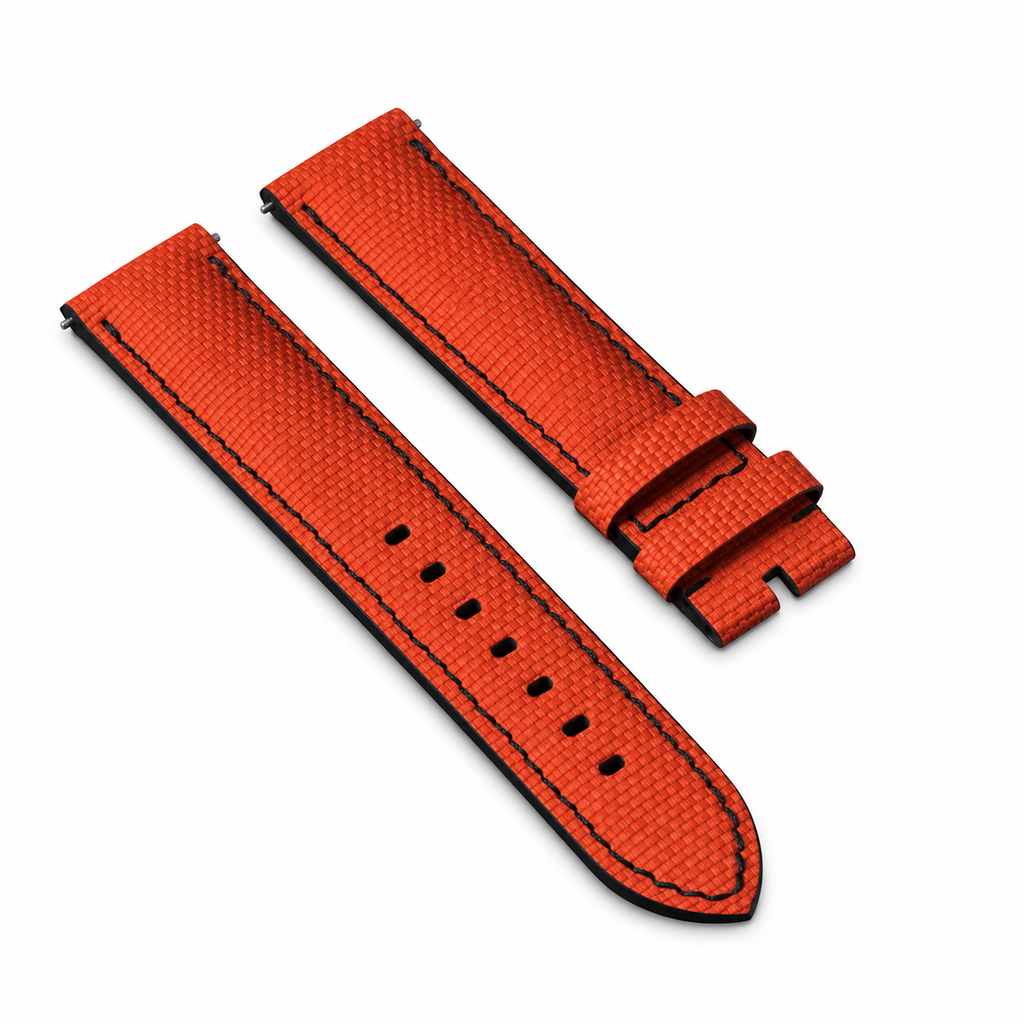 Orange Canvas / Black Stitch | 22mm NEW