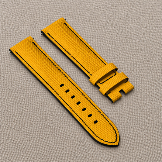 Yellow Canvas / Black Stitch | 22mm NEW