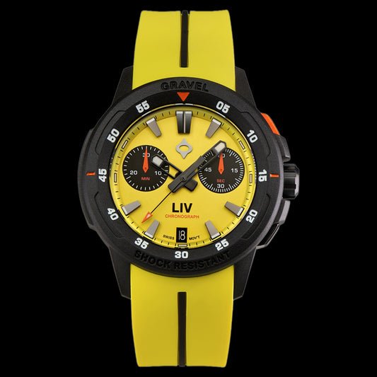 GRAVEL 002 VENOM YELLOW SWISS CHRONO
