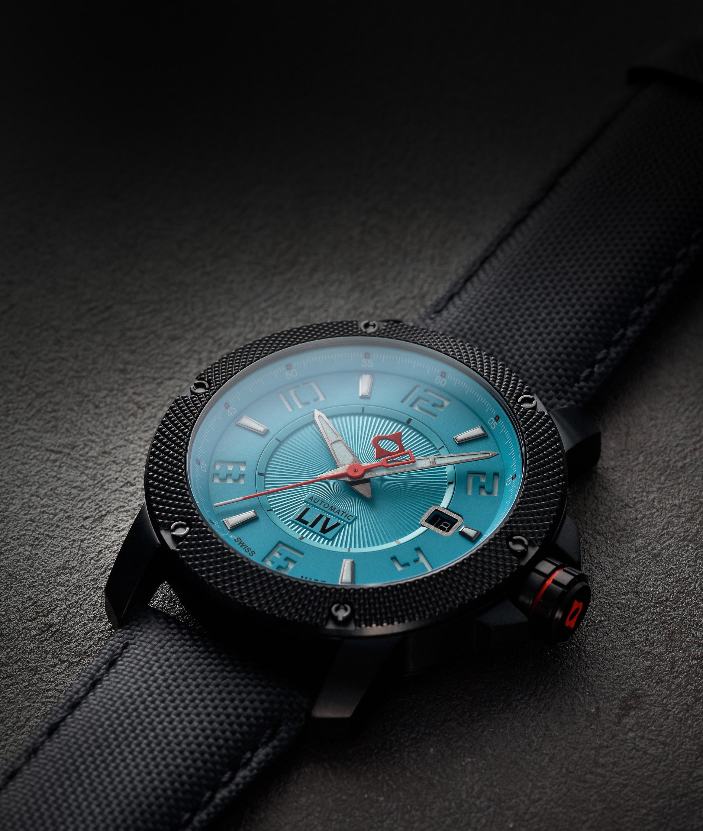 Shop T.J. Blue LIV GX1-A Automatic – LIV Swiss Watches