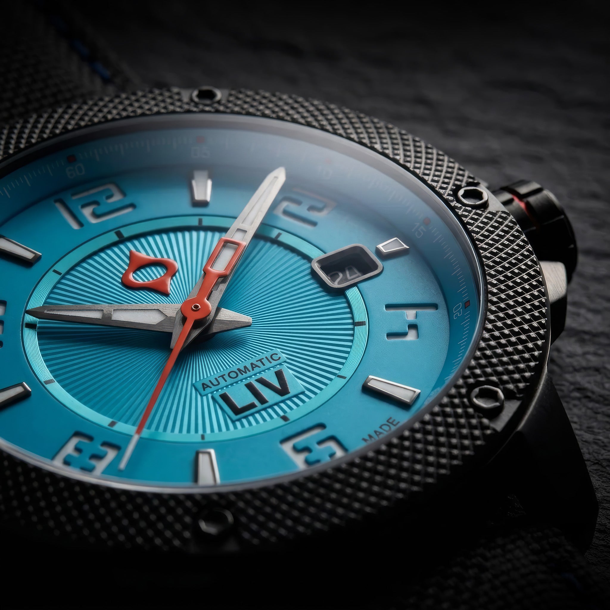 Shop T.J. Blue LIV GX1-A Automatic – LIV Swiss Watches