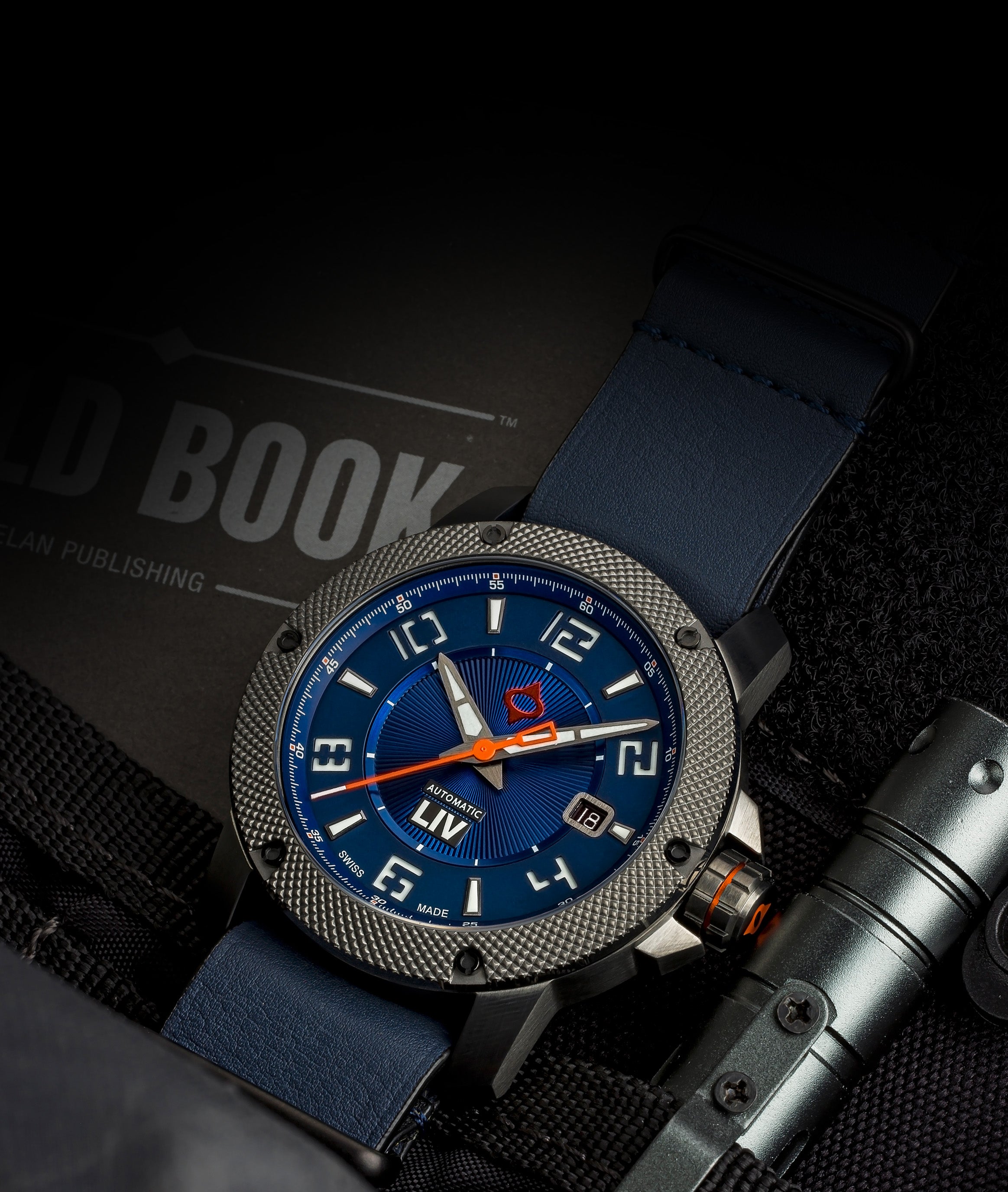 G-RAP / Swiss – What Does It Mean シールド Shop LIV GX1-A Cobalt – LIV Swiss Watches