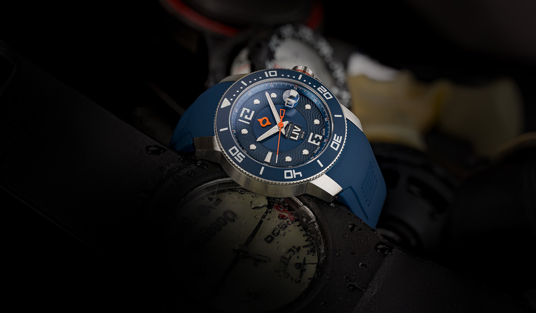 Shop Steel Cobalt GX-Diver's 44mm Swiss Made Auto Watch – LIV