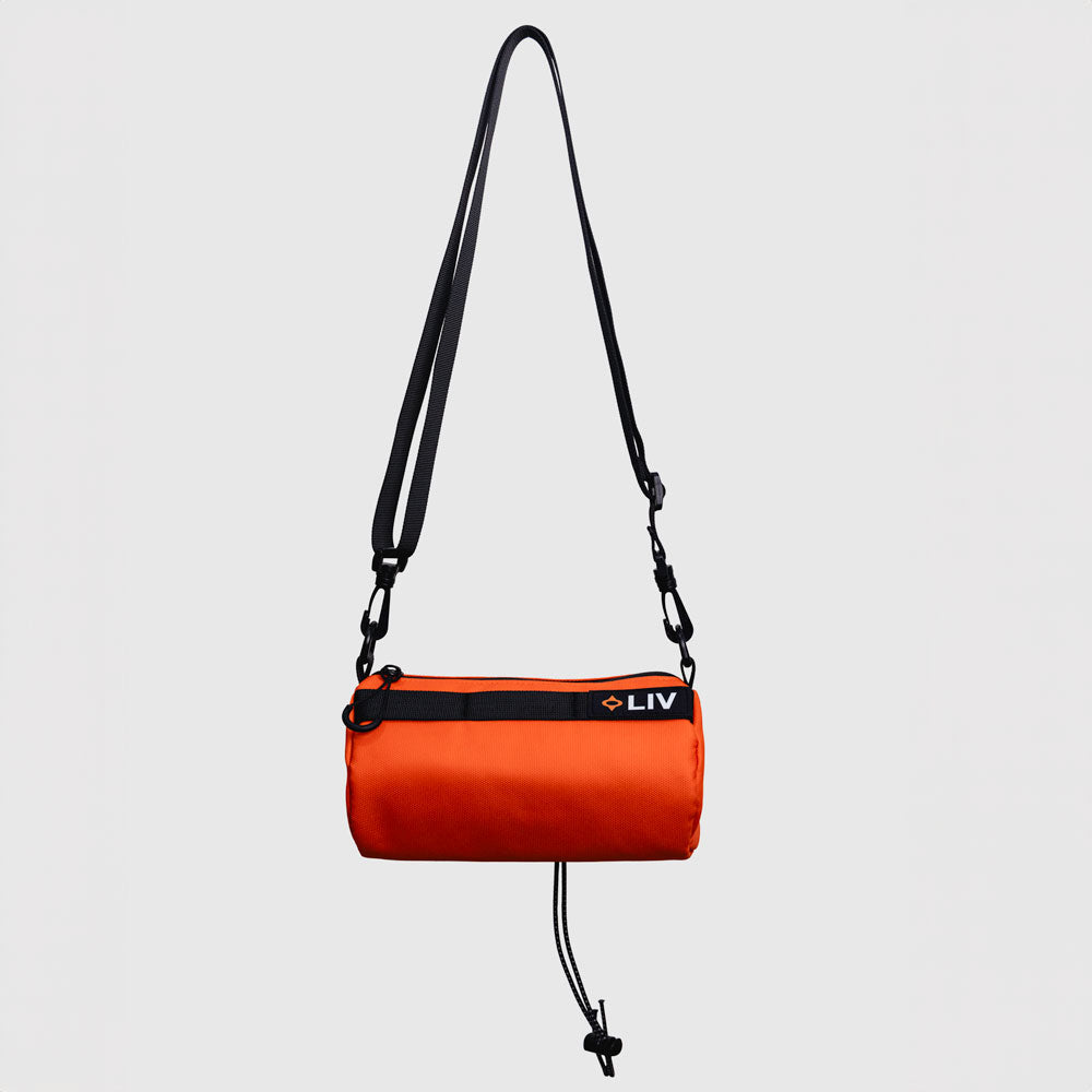 fahrradtasche schwarz orange LIV Gravel Fahrradtasche Orange – LIV Swiss Watches