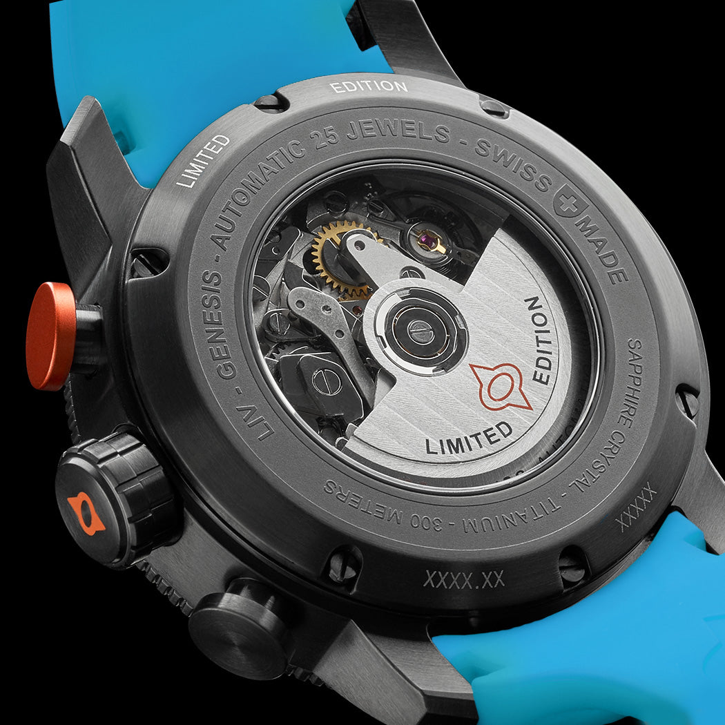 P-51 CRIPES A' MIGHTY Swiss Made Automatic Chronograph Watch – LIV