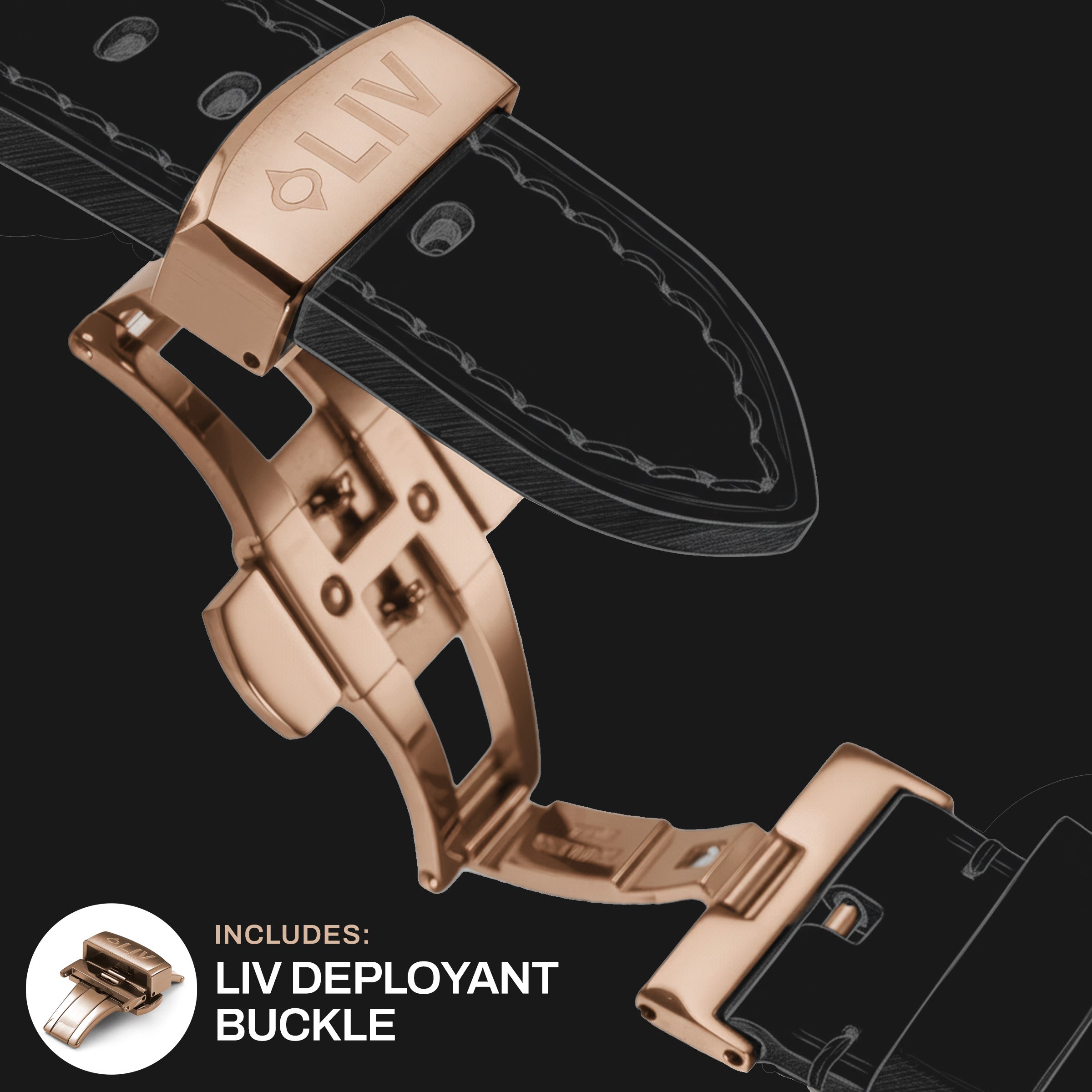 Shop LIV P-51 Pilot Goldfinger Swiss Made Titanium Automatic