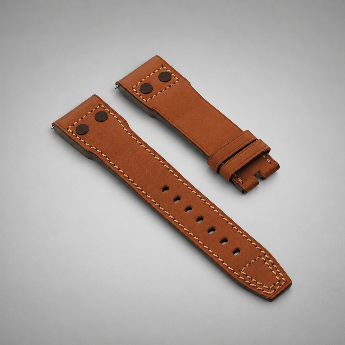 Barenia Calfskin Pilot's Black Rivets | 23mm