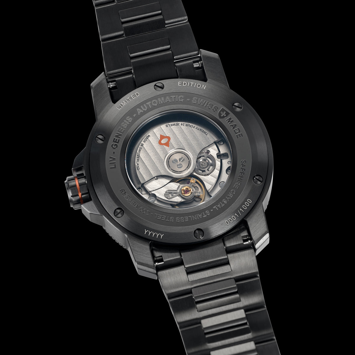 GX-Diver's 44mm Black Full Lume