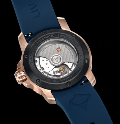 NEU! GX-Diver's 44mm Fusion Roségold &amp; Blaue Keramik